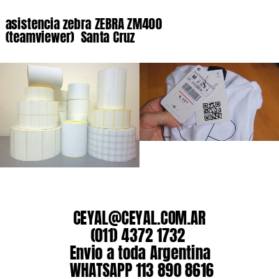 asistencia zebra ZEBRA ZM400 (teamviewer)  Santa Cruz
