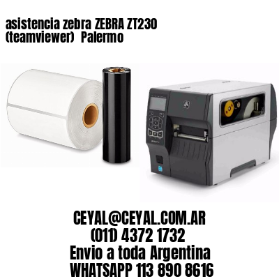 asistencia zebra ZEBRA ZT230 (teamviewer)  Palermo