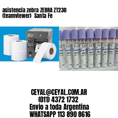 asistencia zebra ZEBRA ZT230 (teamviewer)  Santa Fe