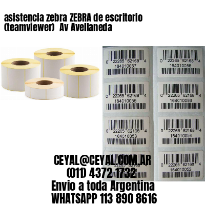 asistencia zebra ZEBRA de escritorio (teamviewer)  Av Avellaneda