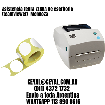 asistencia zebra ZEBRA de escritorio (teamviewer)  Mendoza