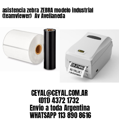 asistencia zebra ZEBRA modelo industrial (teamviewer)  Av Avellaneda