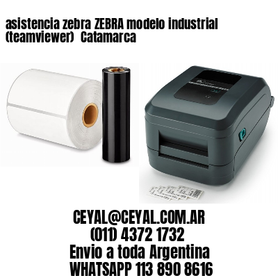 asistencia zebra ZEBRA modelo industrial (teamviewer)  Catamarca