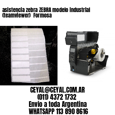 asistencia zebra ZEBRA modelo industrial (teamviewer)  Formosa