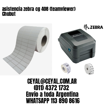 asistencia zebra cg 408 (teamviewer)  Chubut