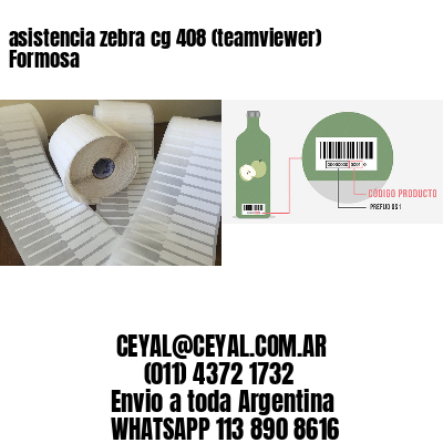 asistencia zebra cg 408 (teamviewer)  Formosa
