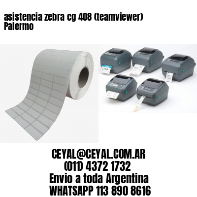 asistencia zebra cg 408 (teamviewer)  Palermo