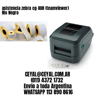 asistencia zebra cg 408 (teamviewer)  Rio Negro
