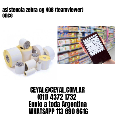 asistencia zebra cg 408 (teamviewer)  once