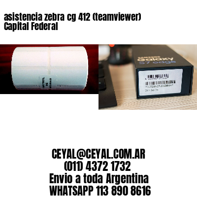 asistencia zebra cg 412 (teamviewer)  Capital Federal