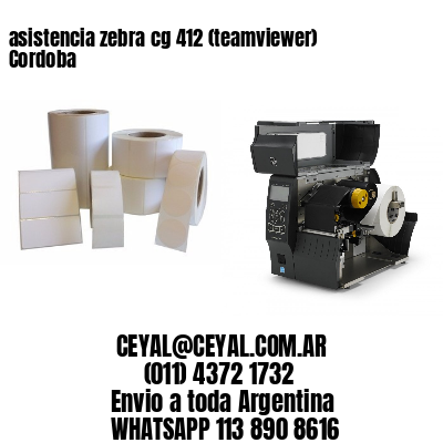 asistencia zebra cg 412 (teamviewer)  Cordoba