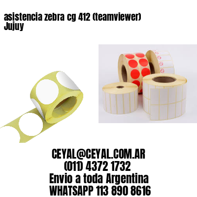 asistencia zebra cg 412 (teamviewer)  Jujuy