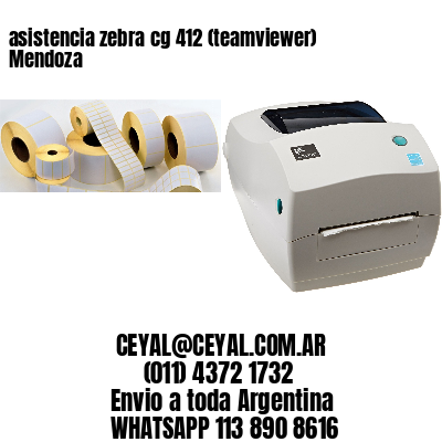 asistencia zebra cg 412 (teamviewer)  Mendoza
