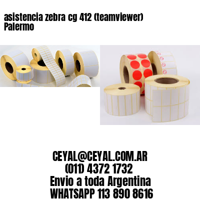 asistencia zebra cg 412 (teamviewer)  Palermo