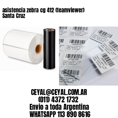 asistencia zebra cg 412 (teamviewer)  Santa Cruz