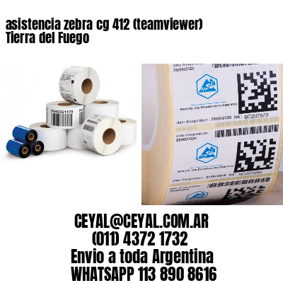 asistencia zebra cg 412 (teamviewer)  Tierra del Fuego