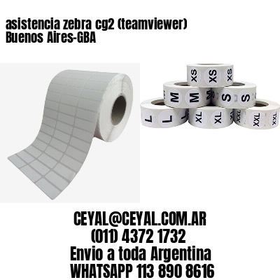 asistencia zebra cg2 (teamviewer)  Buenos Aires-GBA