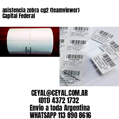 asistencia zebra cg2 (teamviewer)  Capital Federal