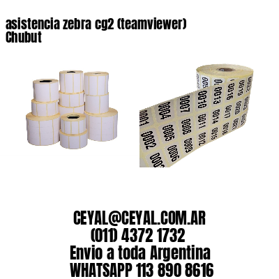 asistencia zebra cg2 (teamviewer)  Chubut
