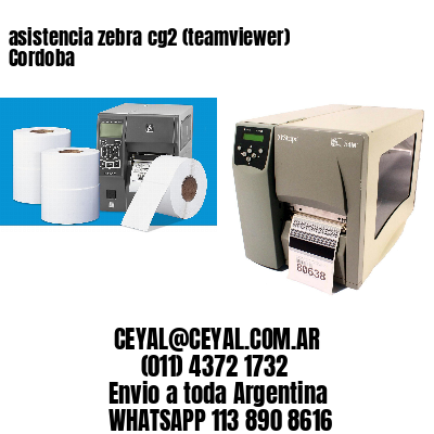 asistencia zebra cg2 (teamviewer)  Cordoba
