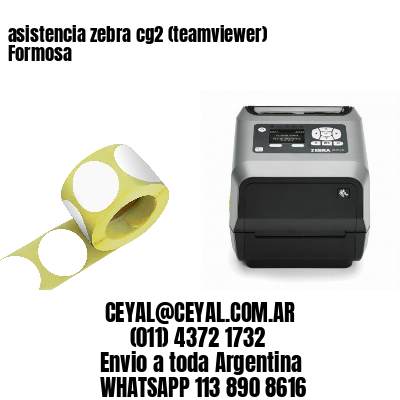 asistencia zebra cg2 (teamviewer)  Formosa