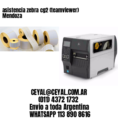 asistencia zebra cg2 (teamviewer)  Mendoza