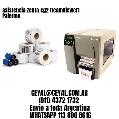 asistencia zebra cg2 (teamviewer)  Palermo