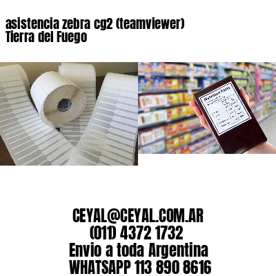 asistencia zebra cg2 (teamviewer)  Tierra del Fuego