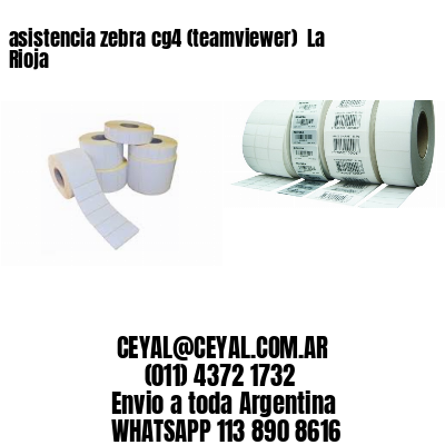 asistencia zebra cg4 (teamviewer)  La Rioja