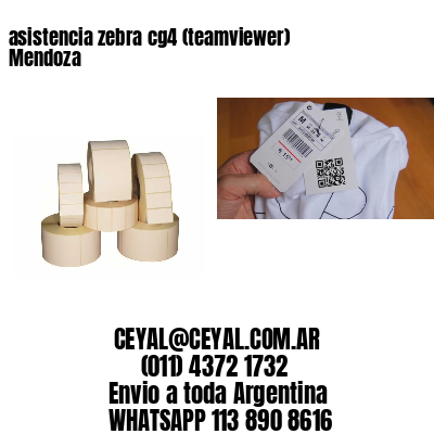asistencia zebra cg4 (teamviewer)  Mendoza