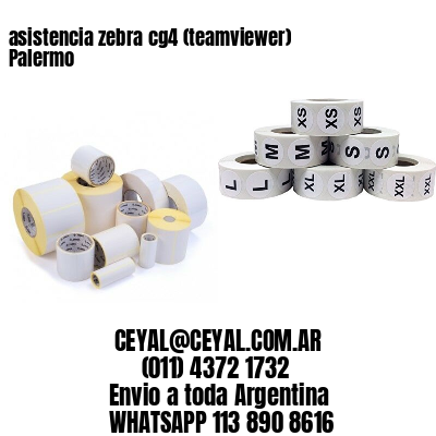 asistencia zebra cg4 (teamviewer)  Palermo