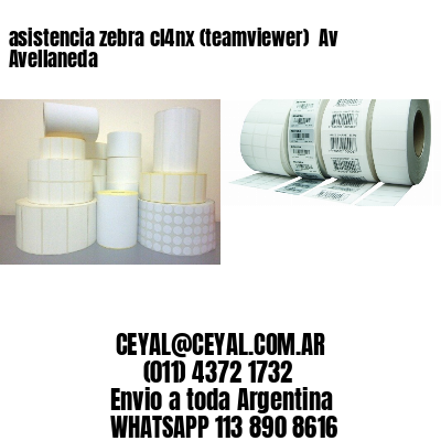 asistencia zebra cl4nx (teamviewer)  Av Avellaneda