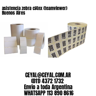 asistencia zebra cl4nx (teamviewer)  Buenos Aires