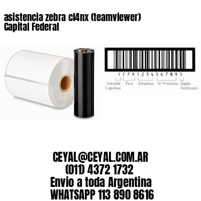 asistencia zebra cl4nx (teamviewer)  Capital Federal