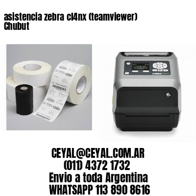 asistencia zebra cl4nx (teamviewer)  Chubut
