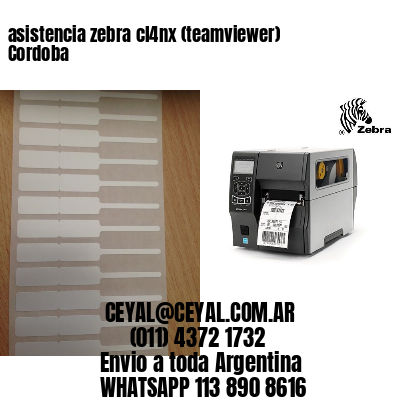 asistencia zebra cl4nx (teamviewer)  Cordoba