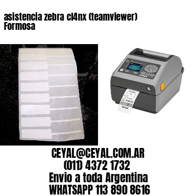 asistencia zebra cl4nx (teamviewer)  Formosa