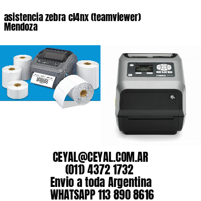 asistencia zebra cl4nx (teamviewer)  Mendoza