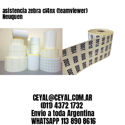 asistencia zebra cl4nx (teamviewer)  Neuquen