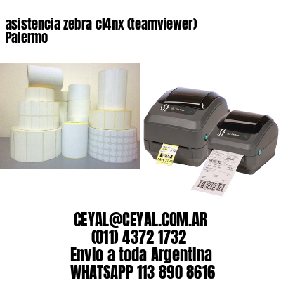 asistencia zebra cl4nx (teamviewer)  Palermo
