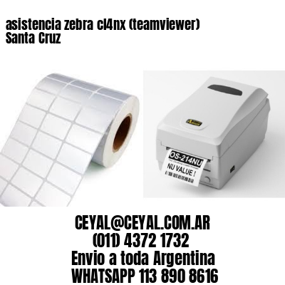 asistencia zebra cl4nx (teamviewer)  Santa Cruz
