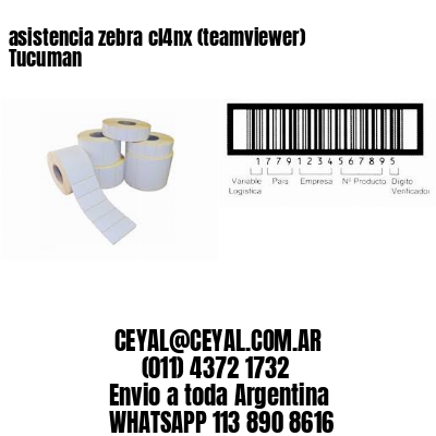 asistencia zebra cl4nx (teamviewer)  Tucuman