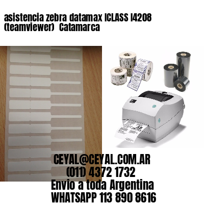 asistencia zebra datamax ICLASS I4208 (teamviewer)  Catamarca