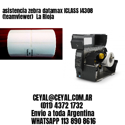 asistencia zebra datamax ICLASS I4308 (teamviewer)  La Rioja