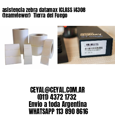 asistencia zebra datamax ICLASS I4308 (teamviewer)  Tierra del Fuego