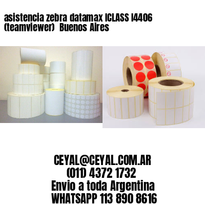 asistencia zebra datamax ICLASS I4406 (teamviewer)  Buenos Aires