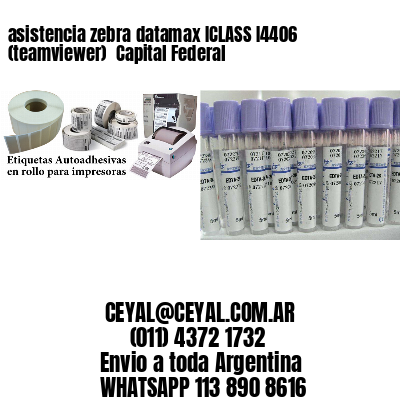 asistencia zebra datamax ICLASS I4406 (teamviewer)  Capital Federal