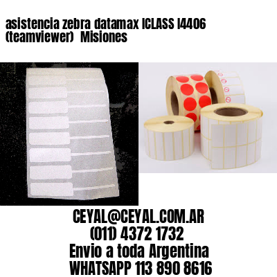 asistencia zebra datamax ICLASS I4406 (teamviewer)  Misiones