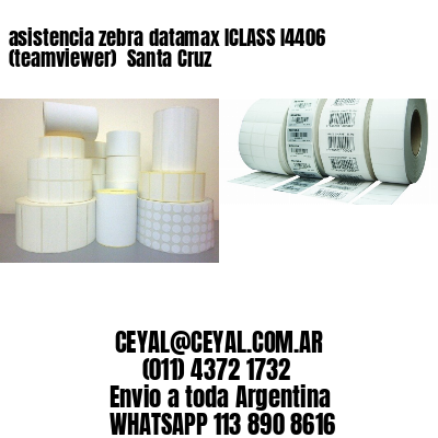 asistencia zebra datamax ICLASS I4406 (teamviewer)  Santa Cruz