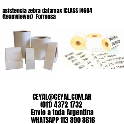 asistencia zebra datamax ICLASS I4604 (teamviewer)  Formosa